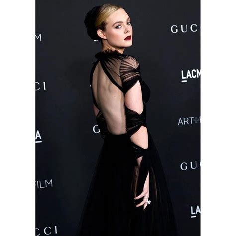 Elle Fanning Showed Her Lingerie In A See Through Dress Photos The Fappening