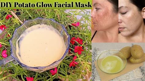 DIY Potato Facial Mask For Pigmentation Uneven Skin Tone And Blemishes