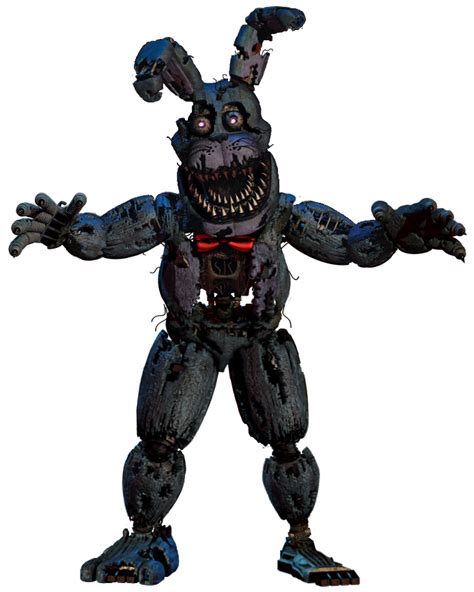 Fnaf Nightmare Bonnie Full Body By Enderziom On Deviantart