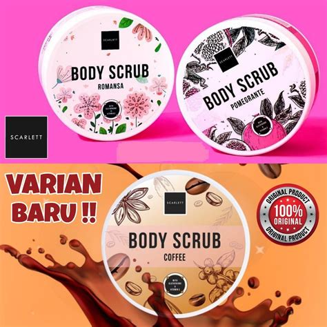 Scarlet Whitening Body Scrub Scarlett By Felicya Angelista Body Scrub