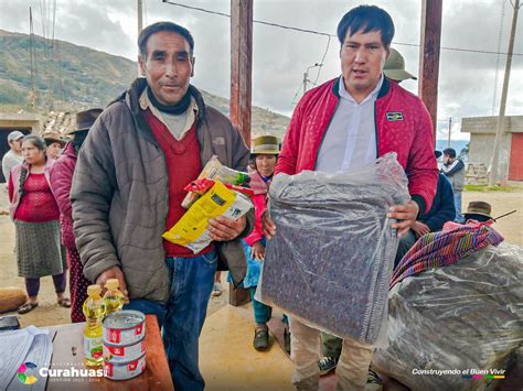 Pobladores Del Centro Poblado De Concacha Recibieron Ayuda Humanitaria