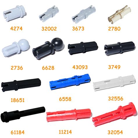 Bolt Pin With Friction Peg Cross Axle Building Block Bricks Connector