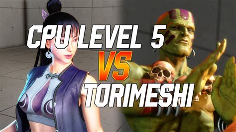 Sf Cpu Level Chun Li Vs Torimeshi Dhalsim Street Fighter Youtube