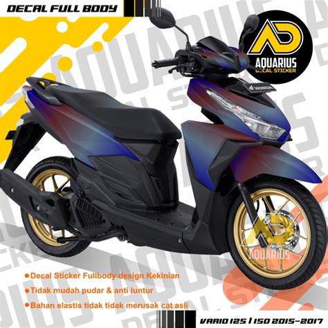 Jual Stiker Full Body Honda Vario 125 150 2015 2017 Motif Bunglon