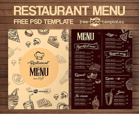 50+ Best Food & Drink Menu Templates 2021 | Design Shack