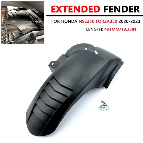 Motorcycle Extended Rear Tire Hugger Fender Mudsling Mudguard Mudflap