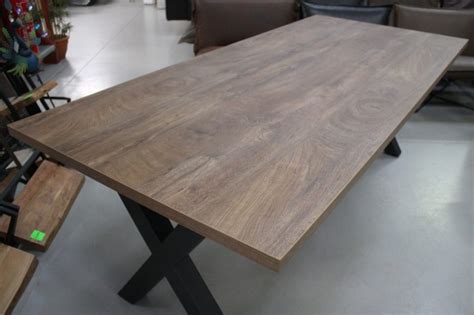 Eettafel X Met Kruispoot Houtlook Hal Nl