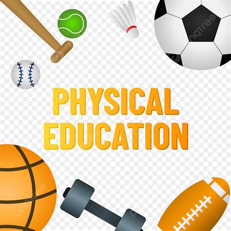 Physic Education Vector Art Png Modern Physical Education Sporty Frame