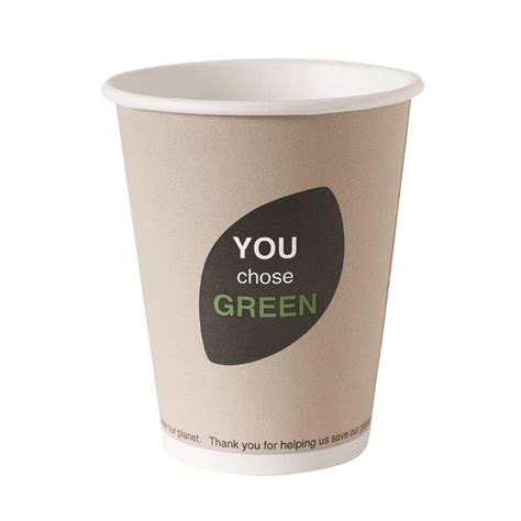 Gobelet compostable en carton biodégradable