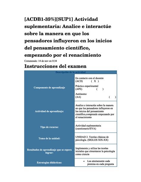 Suplementaria De Fundamentos De Psicologia Fundamentos Historicos Y