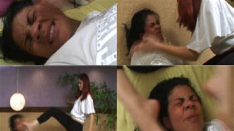 FIGHTING GIRLS BY MF FACE SLAPPING GIRLS BRUNA BLONDE AND CELINE LEMOS PART