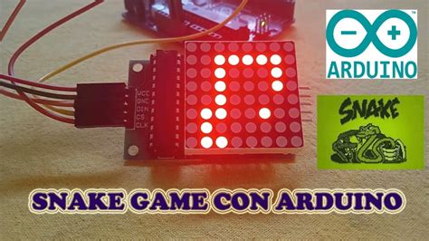 Snake Game Con Arduino Y Max Youtube