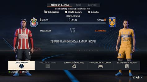 Simulaci N Chivas Vs Tigres Final Partido De Vuelta Liga Mx