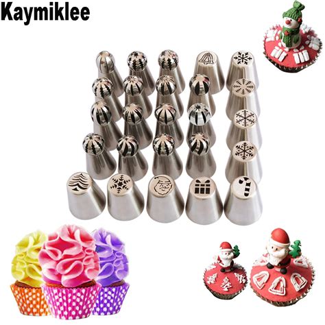 Kaymiklee Pcs Set Pastry Nozzles Icing Piping Nozzles Cake Decorating