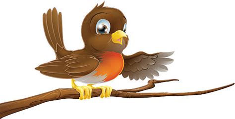 Clip Art Of Red Robin Birds Illustrations, Royalty-Free Vector Graphics & Clip Art - iStock