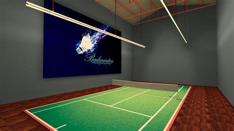 Badminton Court Lighting Design in 2022 | Badminton court, Lighting ...