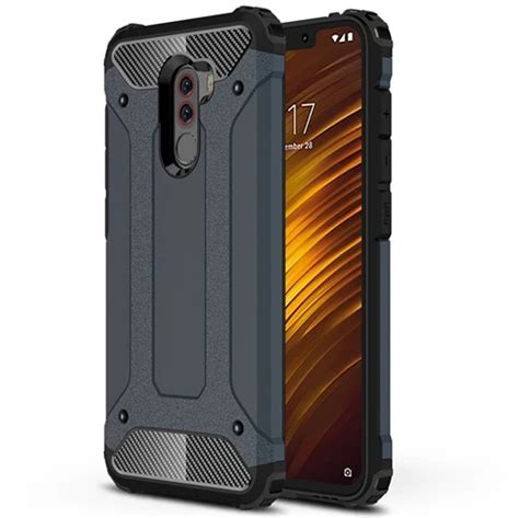 Aliexpress Buy Armor Design For Xiaomi Pocophone F Case Soft Tpu