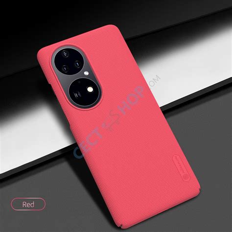 Huawei P50 Pro Nillkin Super Frosted Shield Case Red