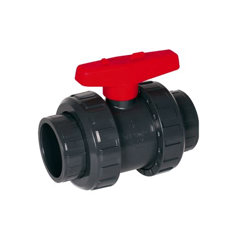 Peraqua Ball Valve S W Dn Pvc Grey Pvcu Solvent Socket D Metric