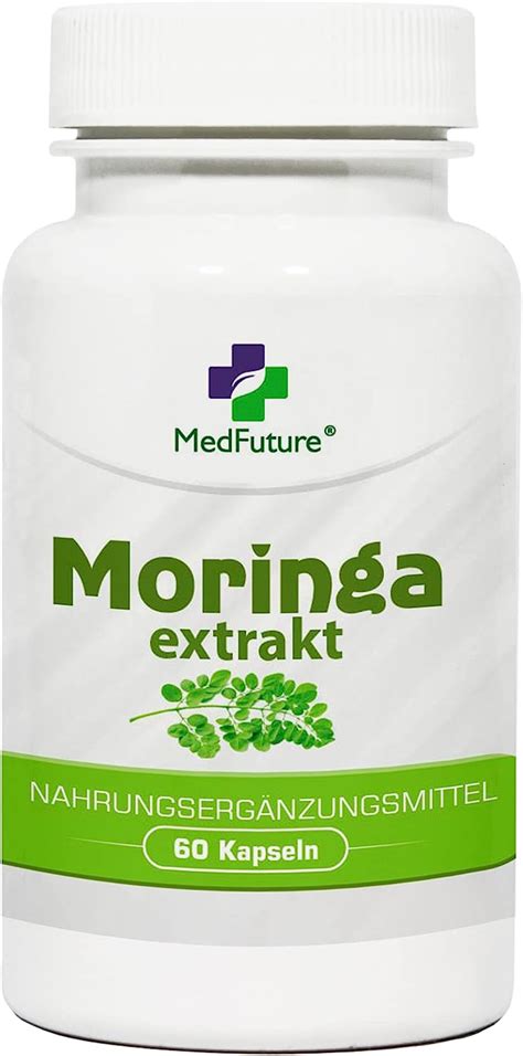 Moringa Oleifera Extrakt 500mg 60 Kapseln Miracle Tree Amazon De