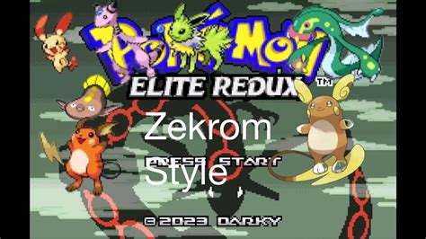 Pokemon Elite Redux Monoelectric Roxanne Flannery Elite Mode Elite