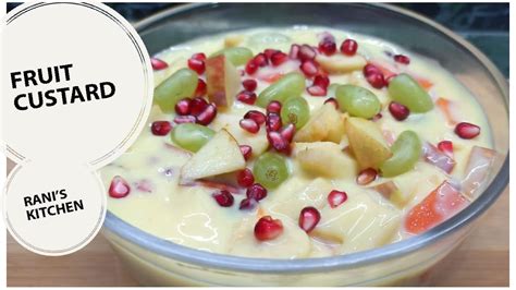 Fruit Custard Recipe Ramadan Special Recipes 2020 How To Make Custard By Ranis Kitchen Eng