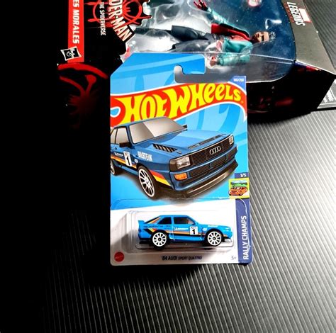 Hot Wheels Audi Sport Quattro Blue Hotwheels Rally Champs