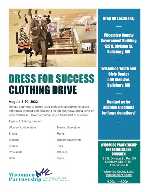 Local Management Board To Hold Dress For Success Clothing Drive Sbj