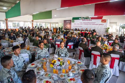 Lorena Cuéllar presidió el CX aniversario del Ejército mexicano