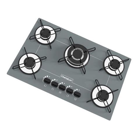 Fogão Cooktop Chamalux 5 Bocas Tripla Chama Prata 110v 220v em Promoção