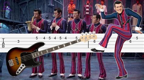 Lazy Town We Are Number One Bass Tabs Tutorial Youtube