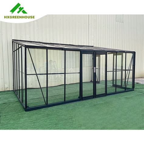 Modern Greenhouse Glass Panels Lean to Manufacturer - China Modern Greenhouse Glass Panels and ...