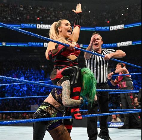 Smackdown 82021 Shotzi And Nox Vs Natalya And Tamina John Cena Roman Reigns Superstar