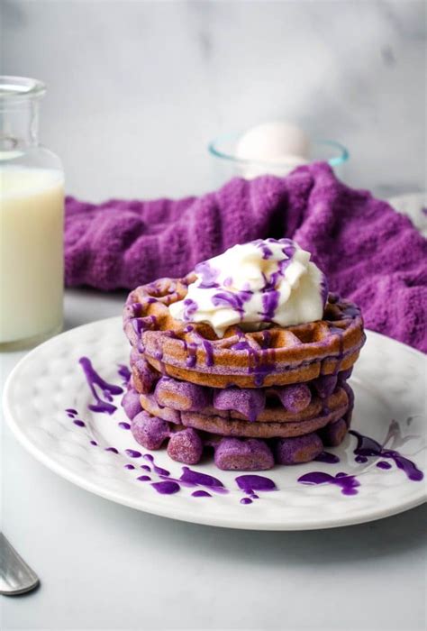 Ube Mochi Waffles Recipe Gluten Free Keeping It Relle