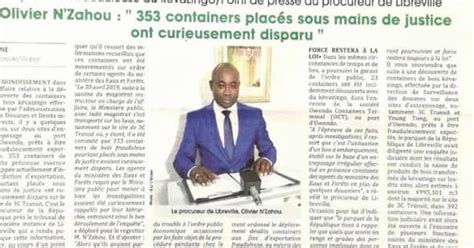 Example Of Corruption In Gabon Exemple De Corruption Au Gabon