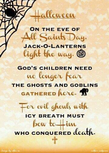 Pin By Maryann Spinoso On Halloween Cards Sayings Christian Halloween