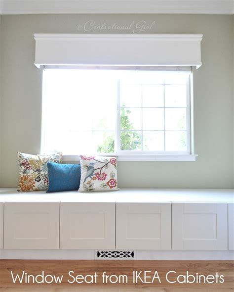 Window Seat From Stock Cabinet