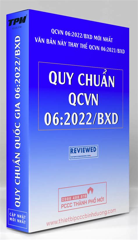 QCVN 06 2022 BXD An toàn cháy cho nhà công trình 2022