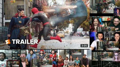 Spiderman No Way Home Teaser Trailer Reactions Mashup Youtube