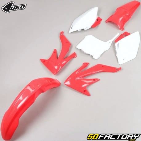 Kit carénages Honda CRF 450 R X 2008 UFO rouge et blanc pièces