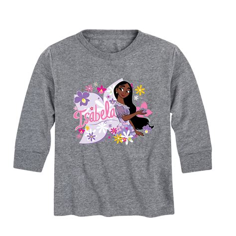 Disneys Encanto Isabela Toddler And Youth Long Sleeve Graphic T