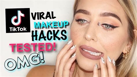 Testing Viral Tiktok Makeup Hacks Omg I Wasnt Expecting This Youtube