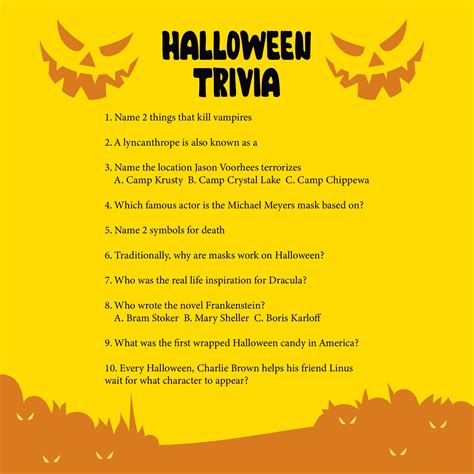 Halloween Trivia And Answers 15 Free Pdf Printables Printablee