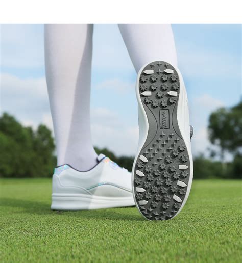 Pgm Xz230 Wholesale Golf Shoes China Microfiber White Leather Ladies Golf Shoes 企业官网