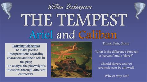 The Tempest Ariel And Caliban Teaching Resources