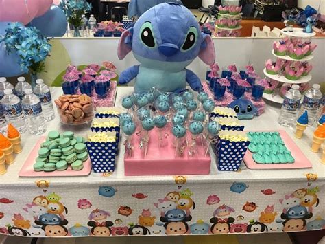 Resultado de imagen de Lilo and Stitch Party Decorations | Luau birthday party, Disney baby ...