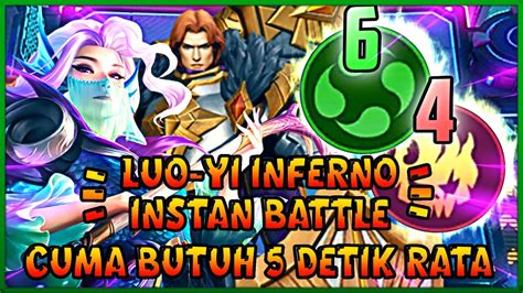 LUOYI INFERNO 5 DETIK BATTLE PHASE CARA MAIN COMMANDER ZILONG SKILL