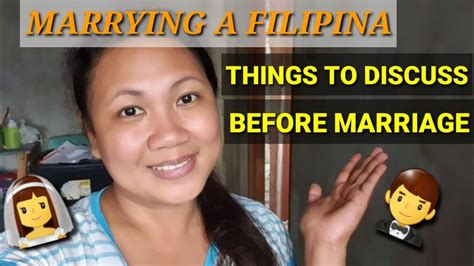 Things You Should Discuss With Your Filipina Before Marriage Things