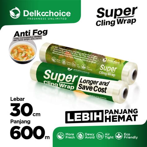 Plastik Super Cling Wrap Pembungkus Makanan Food Wrapping Cm X