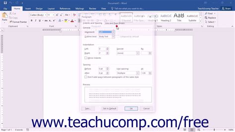 Word 2016 Tutorial The Ribbon Microsoft Training Youtube